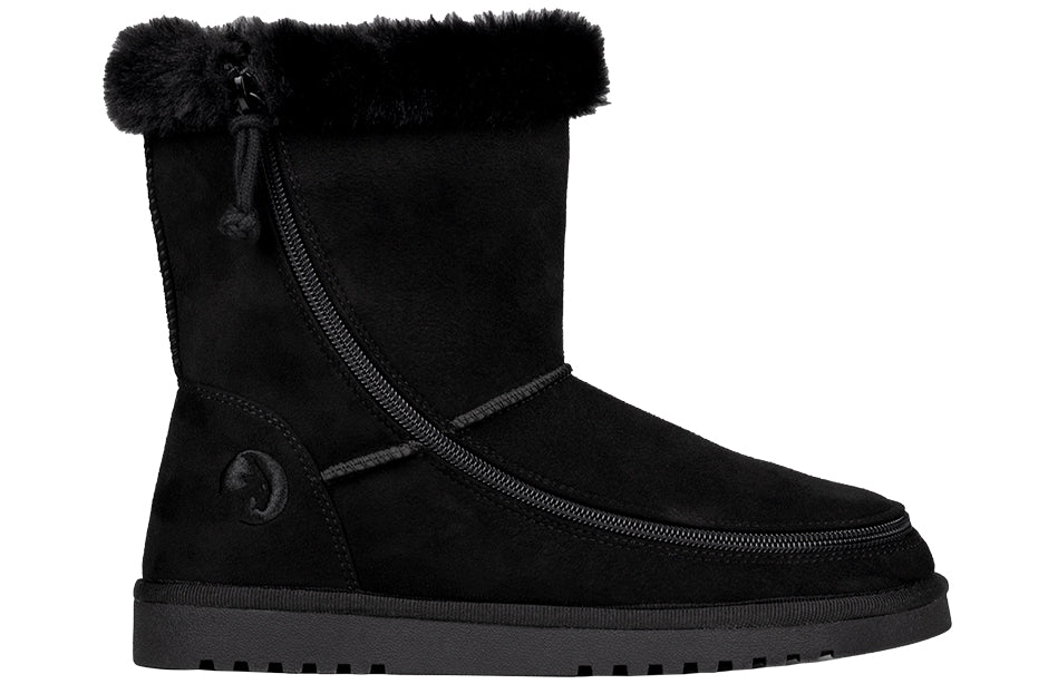 BILLY - Obuwie zimowe do ortez dla kobiet Cozy Black