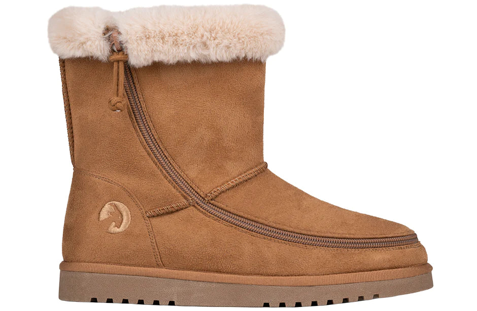 BILLY - Obuwie zimowe do ortez dla kobiet Cozy Chestnut