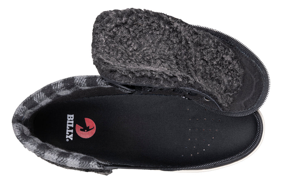 BILLY - Obuwie zimowe do ortez dla kobiet Cuffs Black/Charcoal