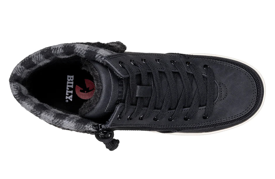 BILLY - Obuwie zimowe do ortez dla kobiet Cuffs Black/Charcoal