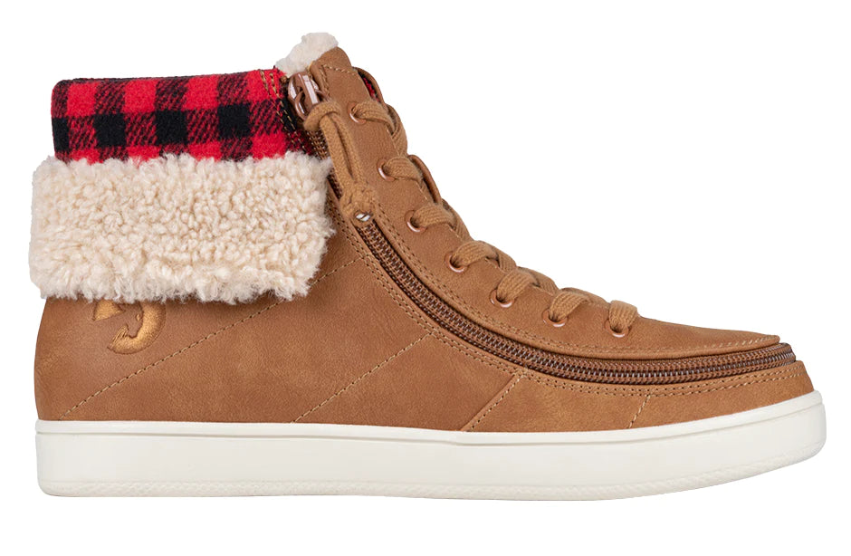 BILLY - Obuwie zimowe do ortez dla kobiet Cuffs Cognac