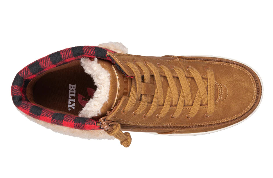 BILLY - Obuwie zimowe do ortez dla kobiet Cuffs Cognac