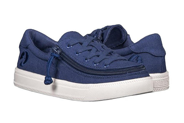BILLY - Children's footwear for orthotics Classic Lace Low Canvas Navy