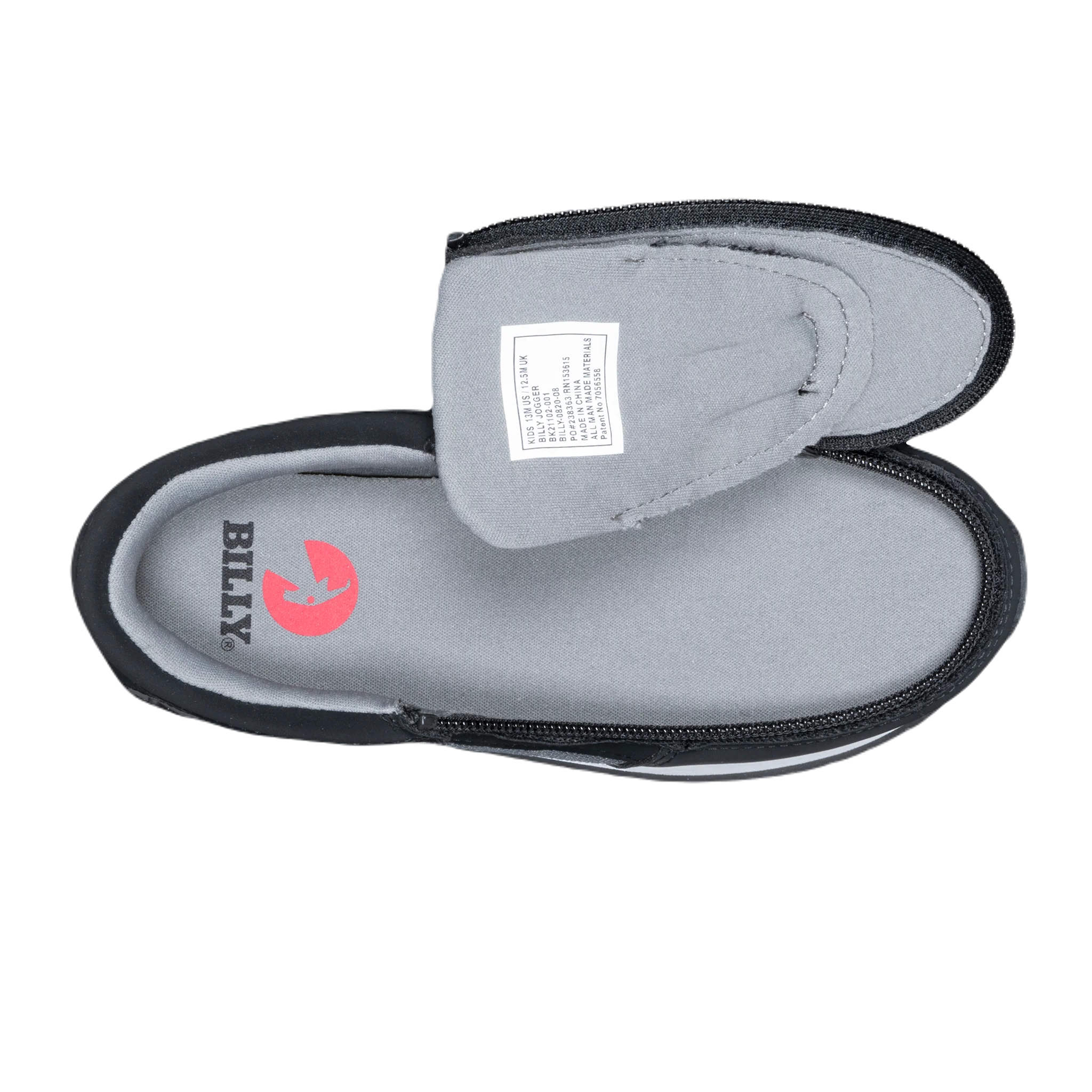 BILLY - Footwear for children's orthoses Jogger Mids Black / Charcole