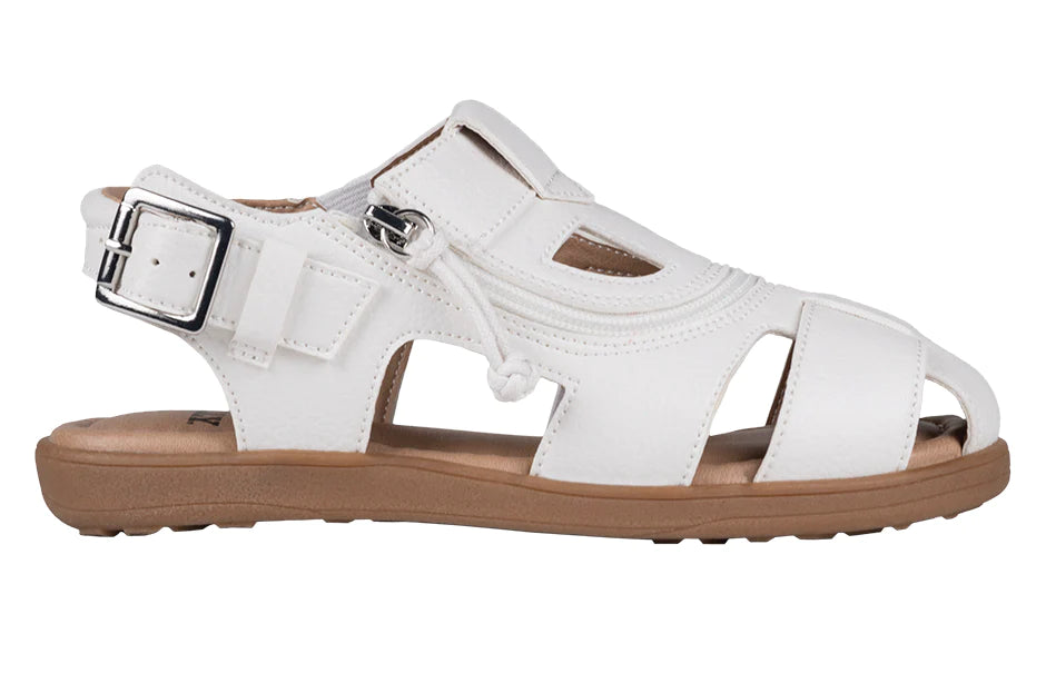 BILLY - White orthosis sandals