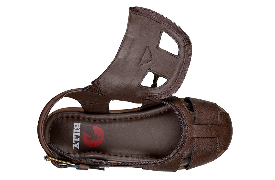 BILLY - Brown orthosis sandals