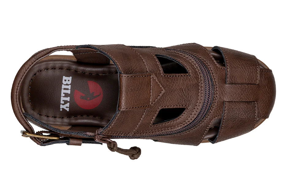 BILLY - Brown orthosis sandals