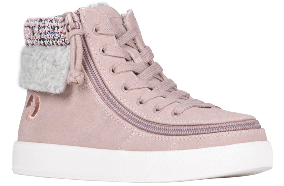 BILLY - Obuwie zimowe do ortez dla dzieci Cuffs Blush