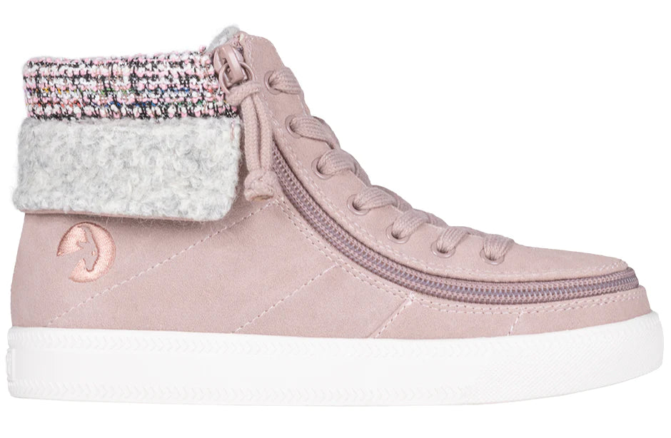 BILLY - Obuwie zimowe do ortez dla dzieci Cuffs Blush