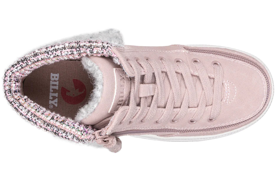 BILLY - Obuwie zimowe do ortez dla dzieci Cuffs Blush