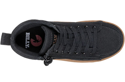 BILLY - Children's orthotics shoes Sneaker High Tops Black/Gum