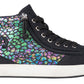 BILLY - Obuwie do ortez dla dzieci High Tops DR II Black Leopard