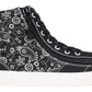 BILLY - Obuwie do ortez dla dzieci Classic Lace High Black Paisley