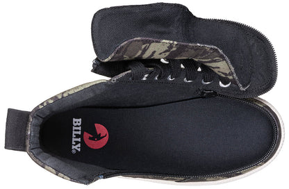BILLY - Classic Lace High Camo/White children's orthotics shoes