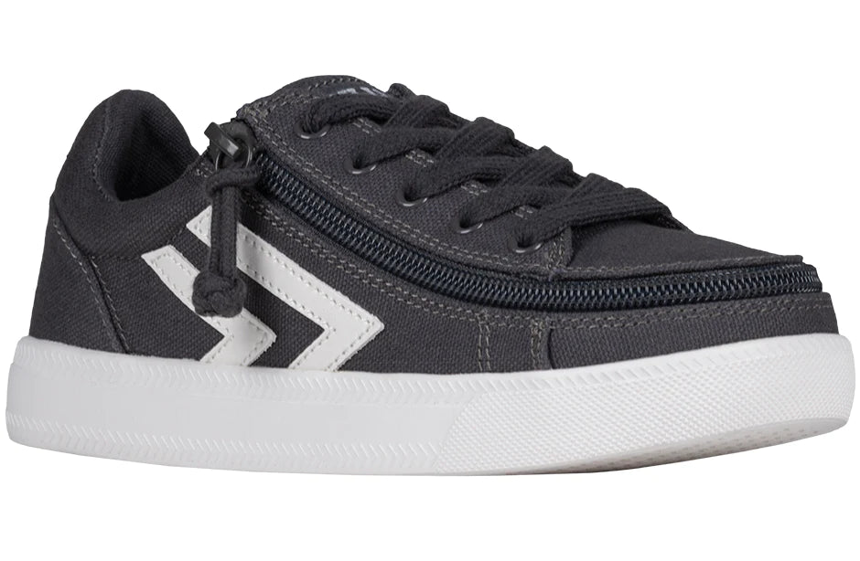 BILLY - Obuwie do ortez dla dzieci Street Low Tops Dark Grey/White
