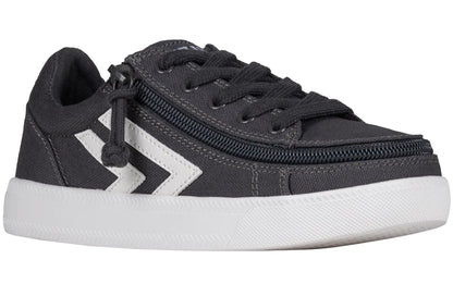 BILLY - Obuwie do ortez dla dzieci Street Low Tops Dark Grey/White