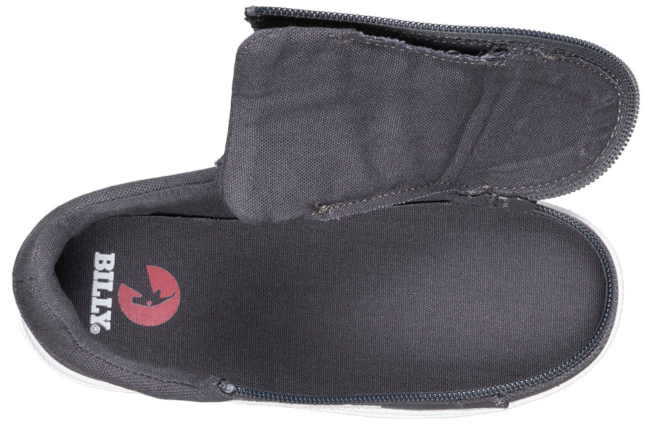 BILLY - Obuwie do ortez dla dzieci Street Low Tops Dark Grey/White