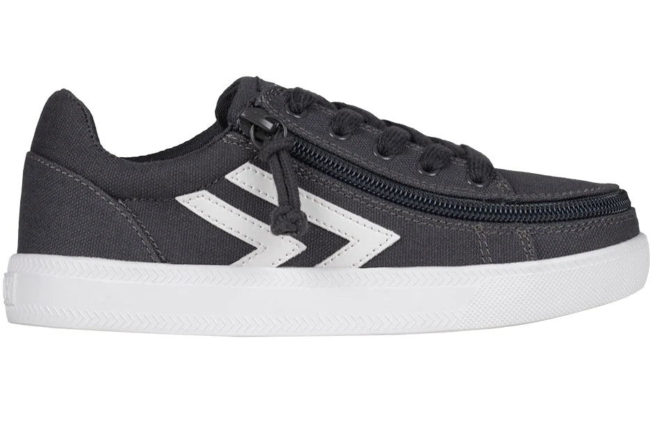BILLY - Obuwie do ortez dla dzieci Street Low Tops Dark Grey/White