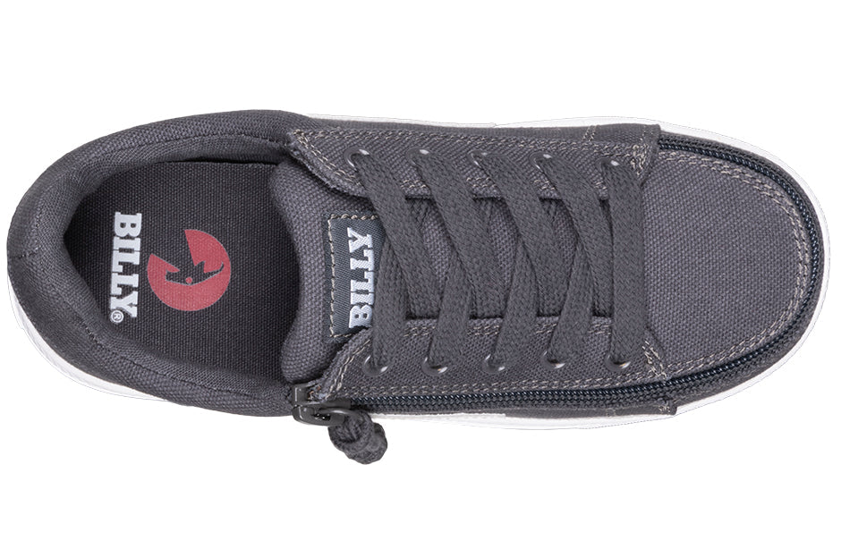 BILLY - Obuwie do ortez dla dzieci Street Low Tops Dark Grey/White
