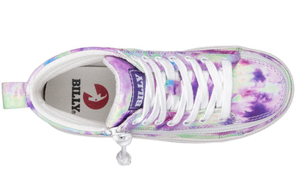 BILLY - Obuwie do ortez dla dzieci Sneaker High Tops Purple Watercolor