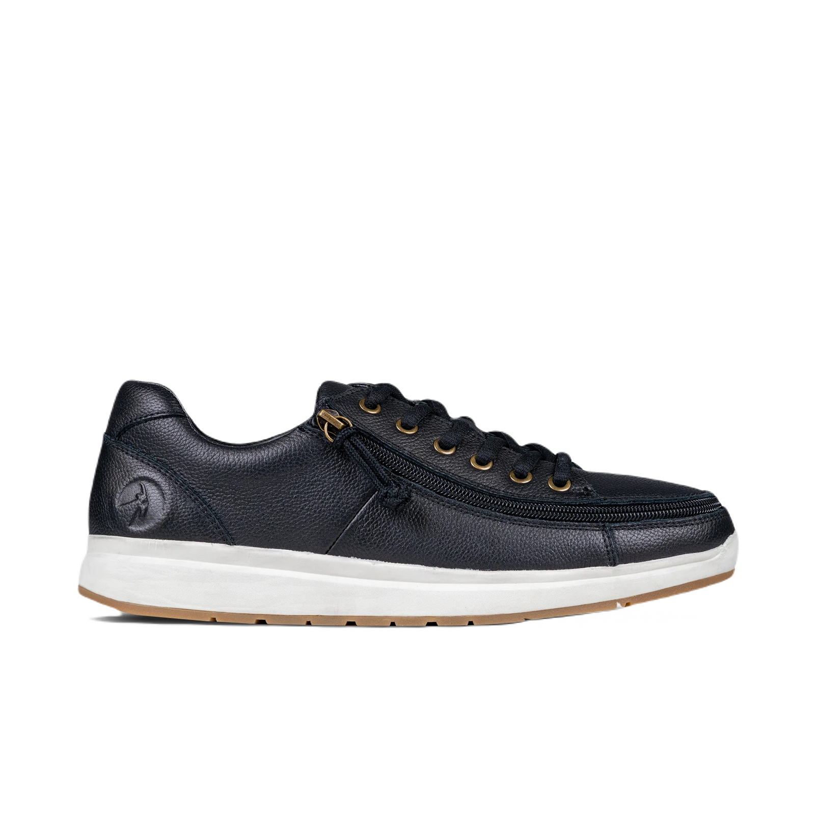 BILLY - Obuwie do ortez dla mężczyzn Comfort Lows Black Leather