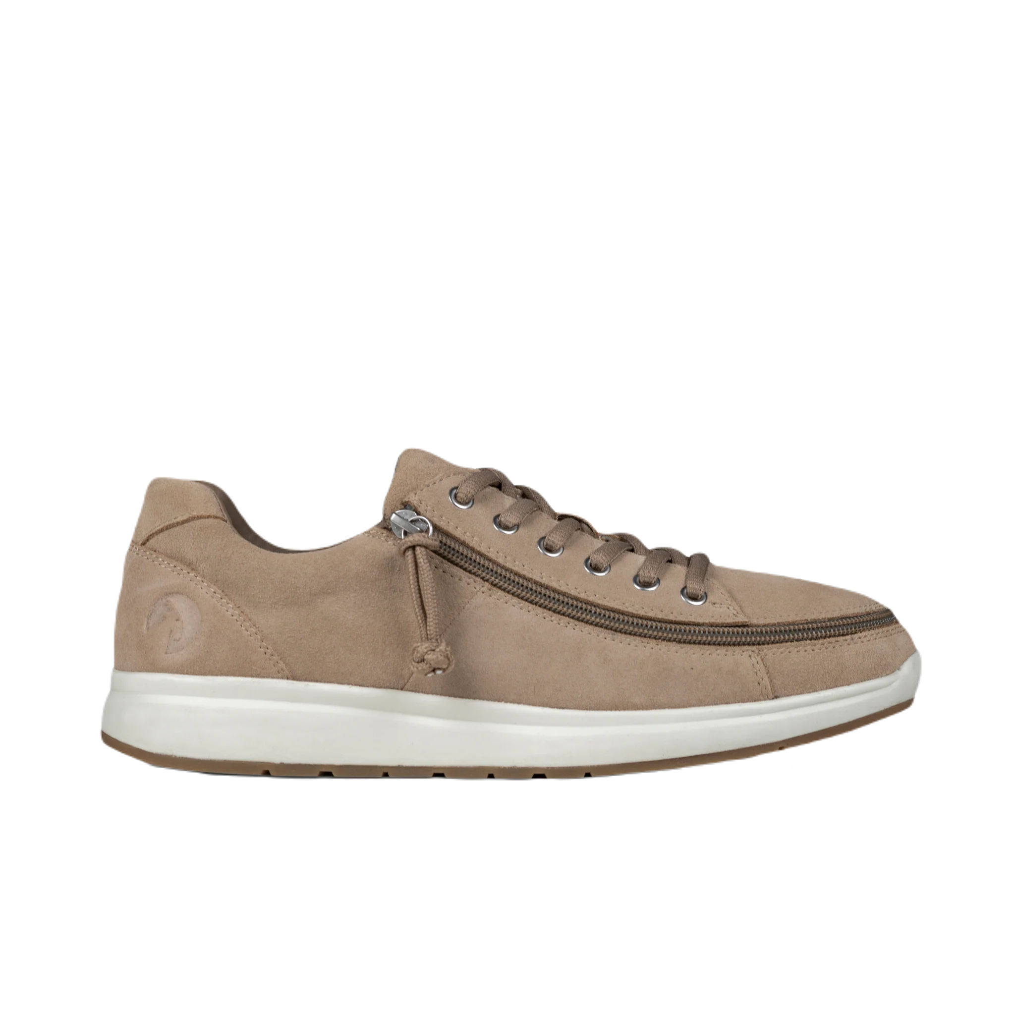 BILLY - Obuwie do ortez dla mężczyzn Comfort Low Suede Tan