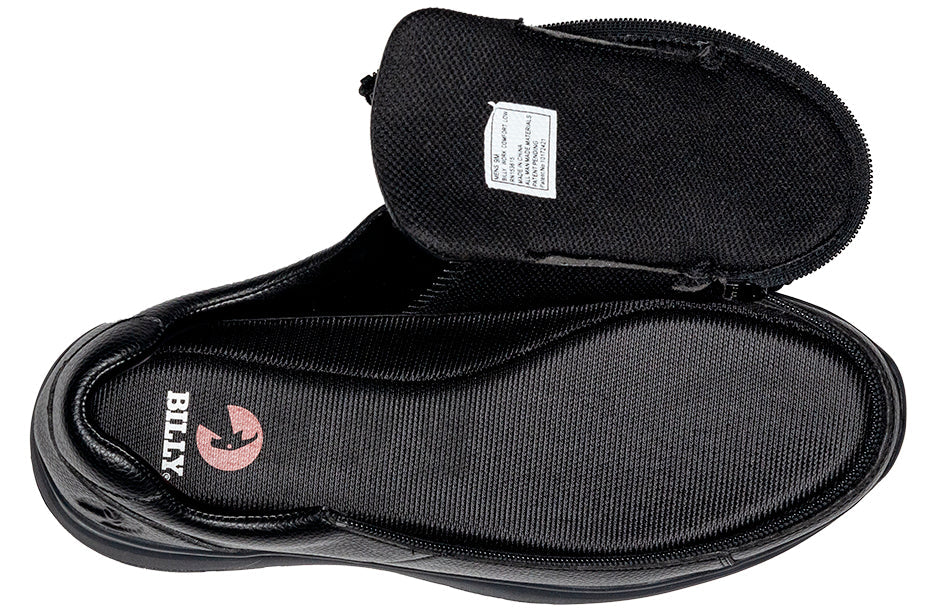 BILLY - Work Comfort Lows Black orthotic shoes for men