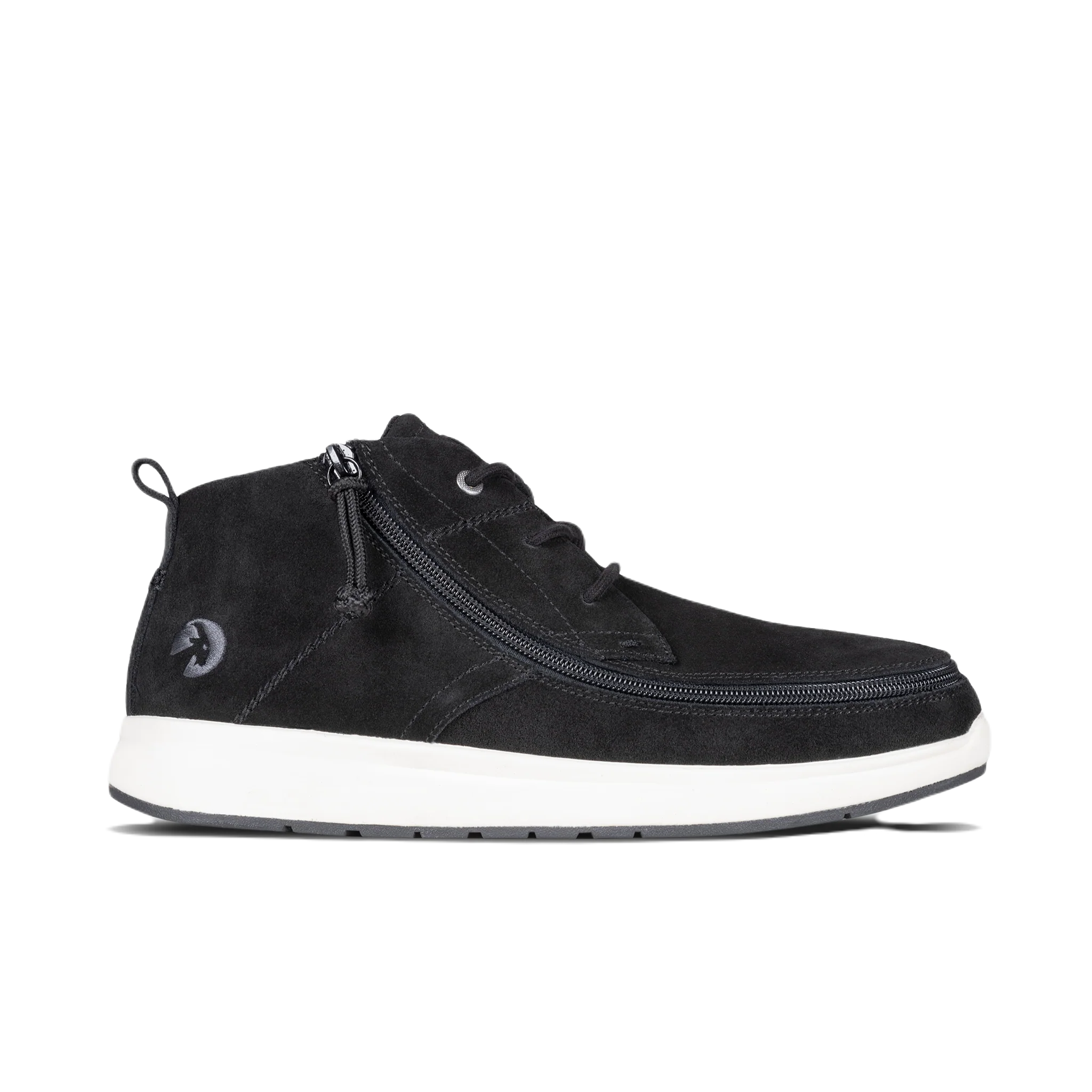 BILLY - Obuwie do ortez dla mężczyzn Suede Comfort Chukkas Black