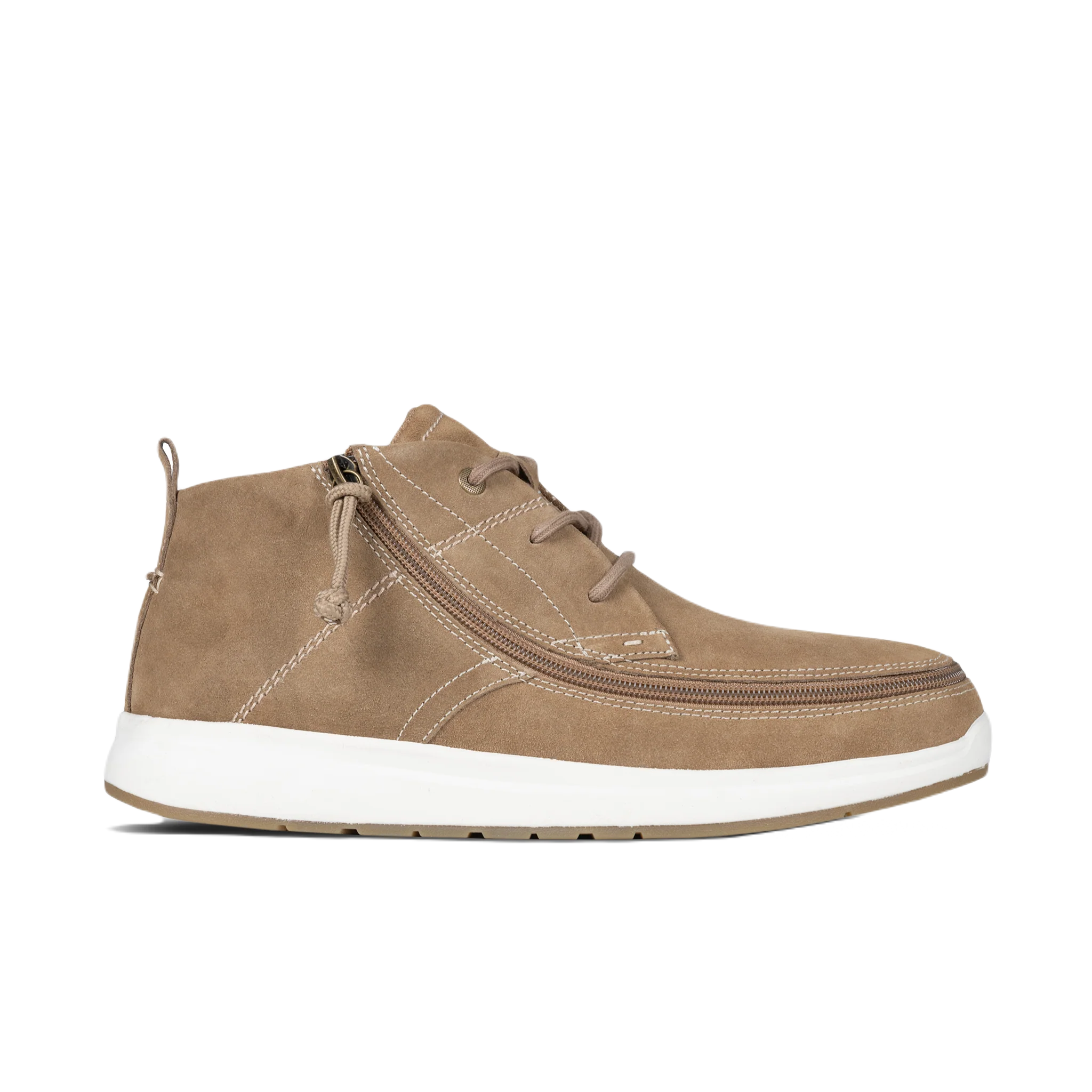 BILLY - Obuwie do ortez dla mężczyzn Suede Comfort Chukkas Sand