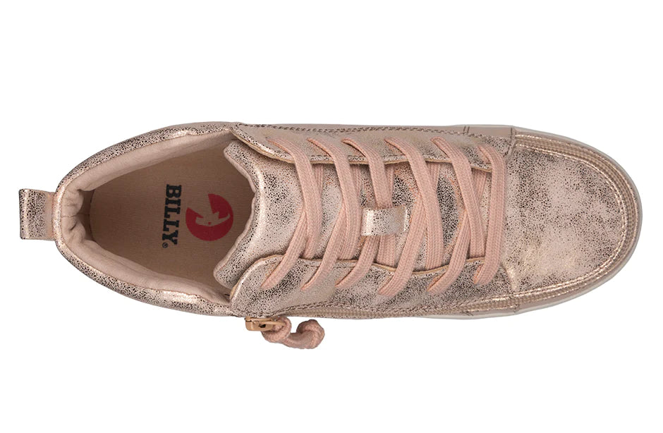 BILLY - Obuwie do ortez dla kobiet Sneaker Mid Tops Rose Gold