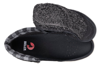 BILLY - Obuwie zimowe do ortez dla kobiet Cuffs Black/Charcoal