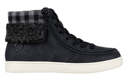 BILLY - Obuwie zimowe do ortez dla kobiet Cuffs Black/Charcoal