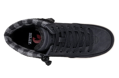 BILLY - Obuwie zimowe do ortez dla kobiet Cuffs Black/Charcoal