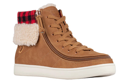 BILLY - Obuwie zimowe do ortez dla kobiet Cuffs Cognac