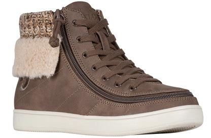 BILLY - Obuwie zimowe do ortez dla kobiet Cuffs Tobacco