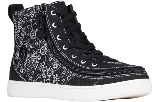 BILLY - Obuwie do ortez dla kobiet Sneaker High Tops Black Paisley