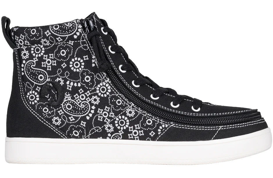 BILLY - Obuwie do ortez dla kobiet Sneaker High Tops Black Paisley