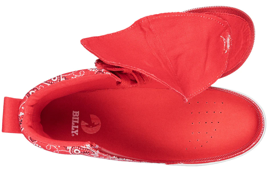 BILLY - Obuwie do ortez dla kobiet Sneaker High Tops Red Paisley