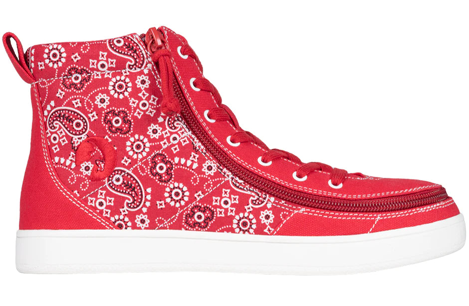BILLY - Obuwie do ortez dla kobiet Sneaker High Tops Red Paisley