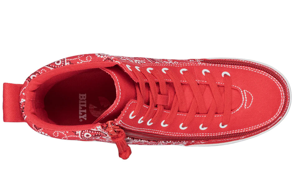 BILLY - Obuwie do ortez dla kobiet Sneaker High Tops Red Paisley