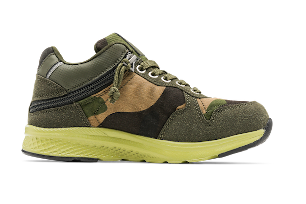 FRIENDLYSHOES - Obuwie do ortez dla dzieci Excursion Woodland Camo