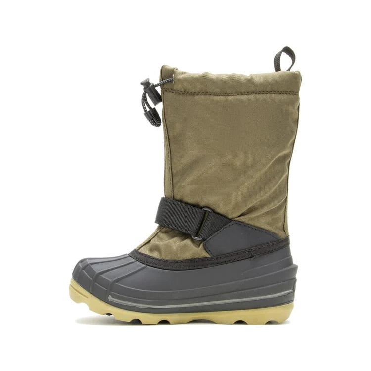 Kamik - Obuwie zimowe do ortez dla dzieci Waterbug Dark Olive