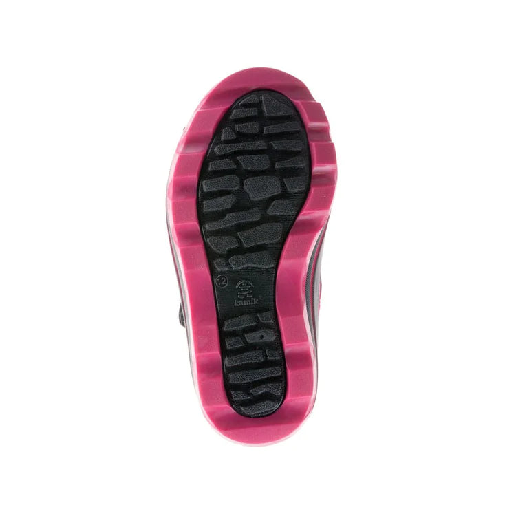 Kamik - Obuwie zimowe do ortez dla dzieci Waterbug Navy/Rose