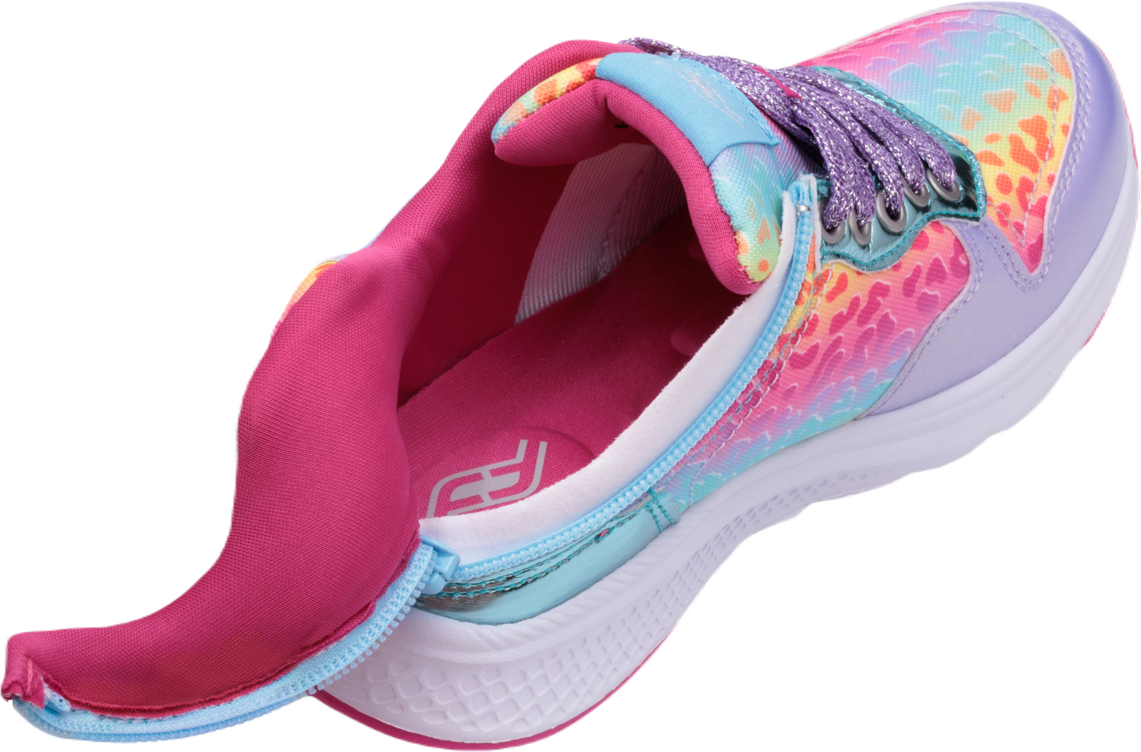 FRIENDLYSHOES - Excursion Black Leopard & Dahlia Pink children's orthotics shoes