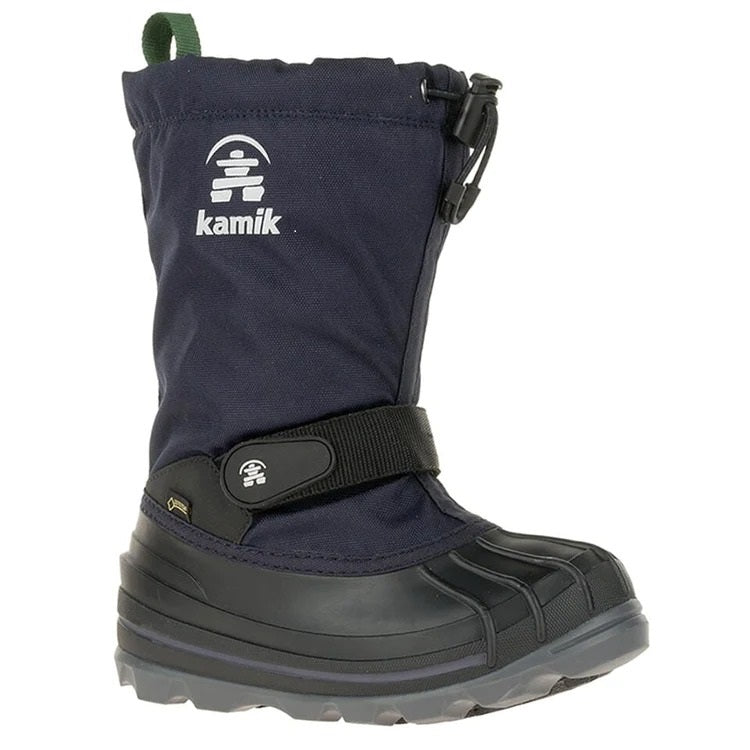 Kamik - Obuwie zimowe do ortez dla dzieci Waterbug Navy