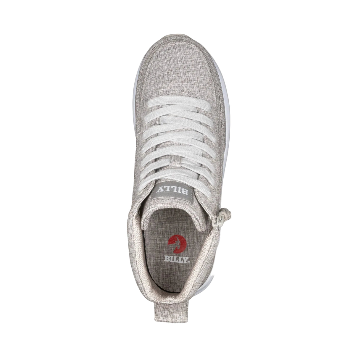 BILLY - Obuwie do ortez dla dorosłych Classic High Top Goat AFO-Friendly Grey