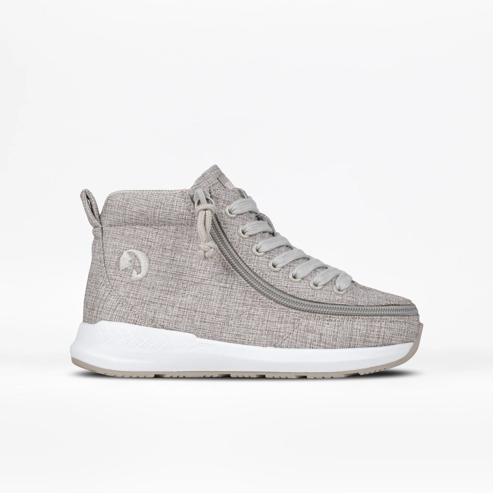 BILLY - Obuwie do ortez dla dzieci Classic High Top Goat AFO-Friendly Grey
