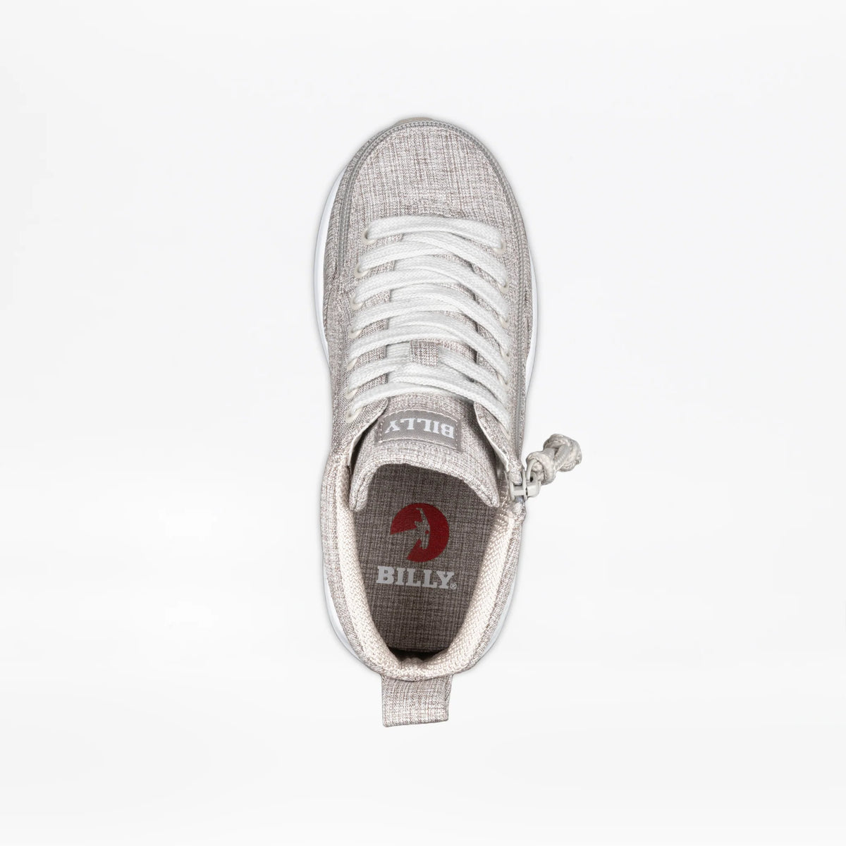 BILLY - Obuwie do ortez dla dzieci Classic High Top Goat AFO-Friendly Grey