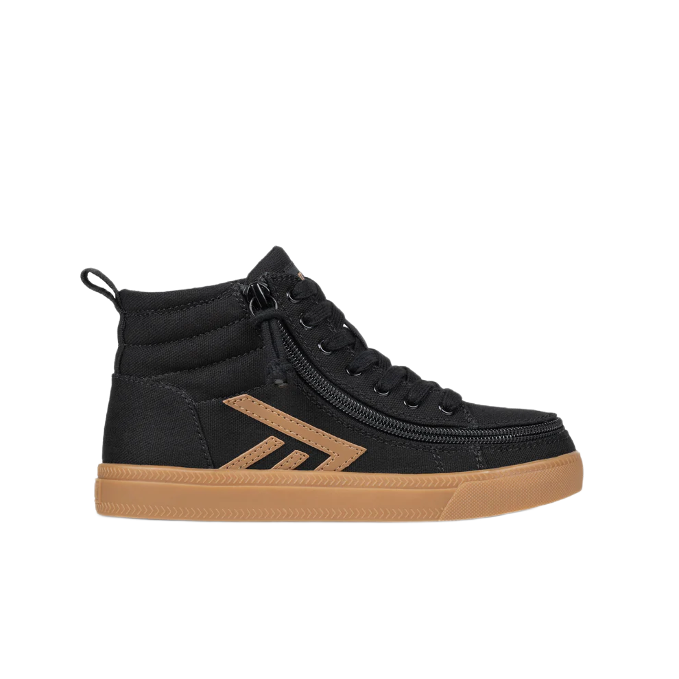 BILLY - Obuwie do ortez dla dzieci Sneaker High Tops Black/Gum