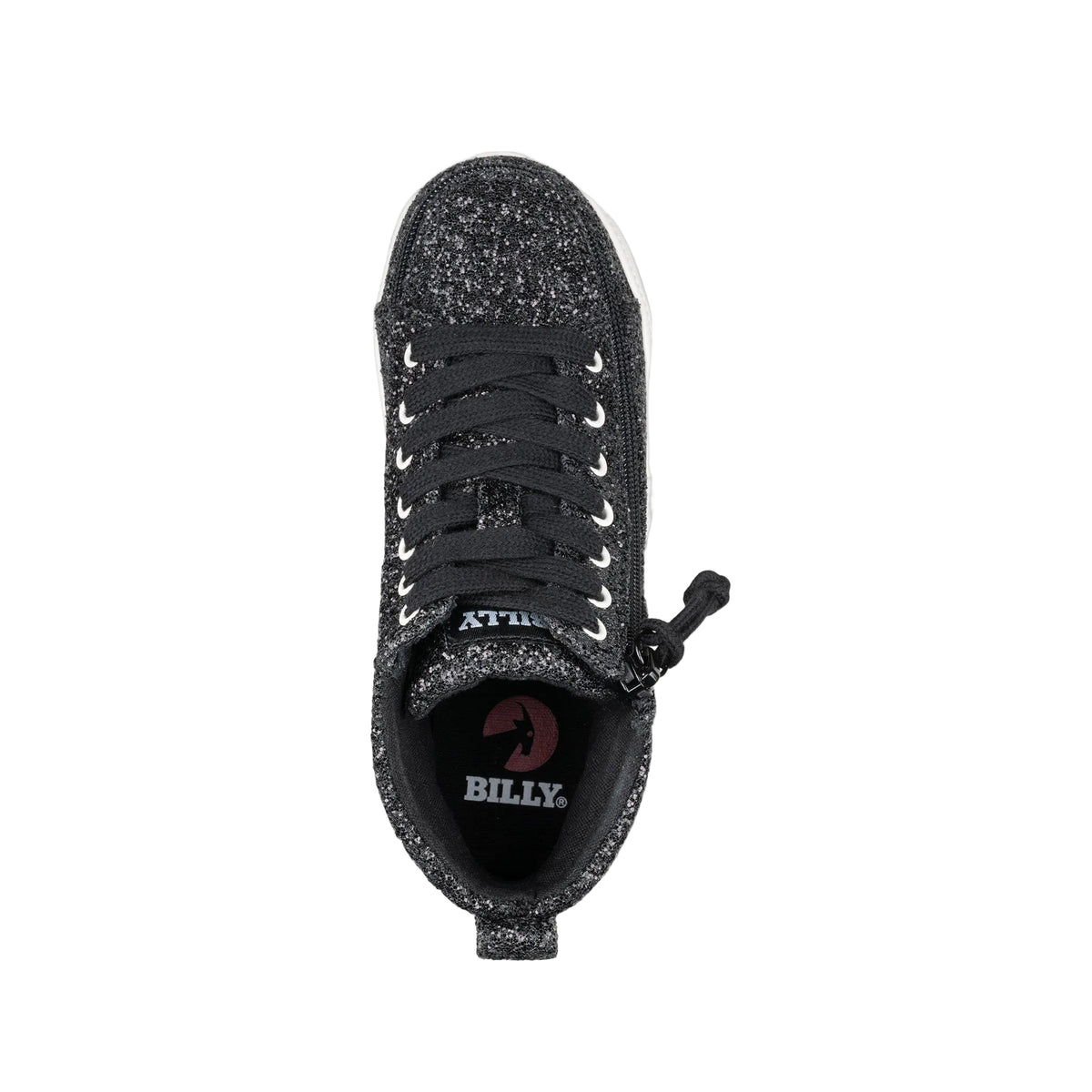 BILLY - Obuwie do ortez dla dzieci Sneaker High Tops Black Glitz
